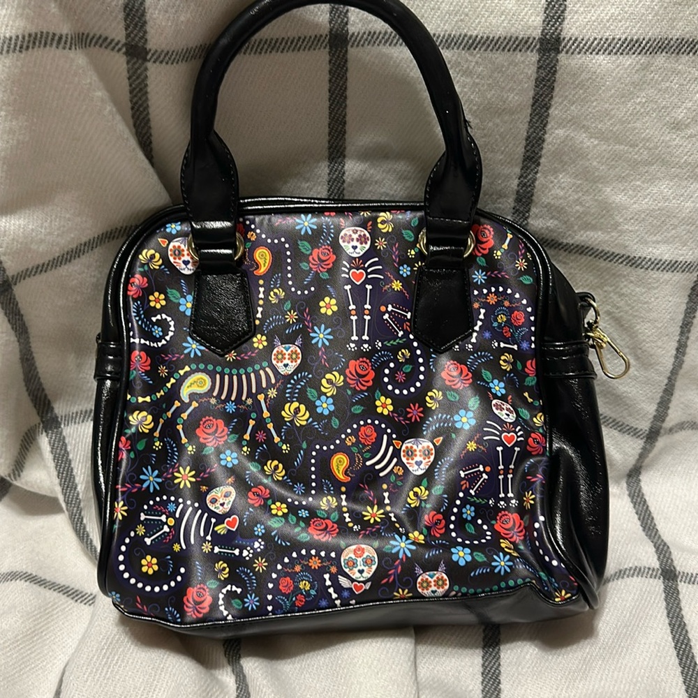 Day of the Deadad, Sugar Skull, Cat Purse, NWT